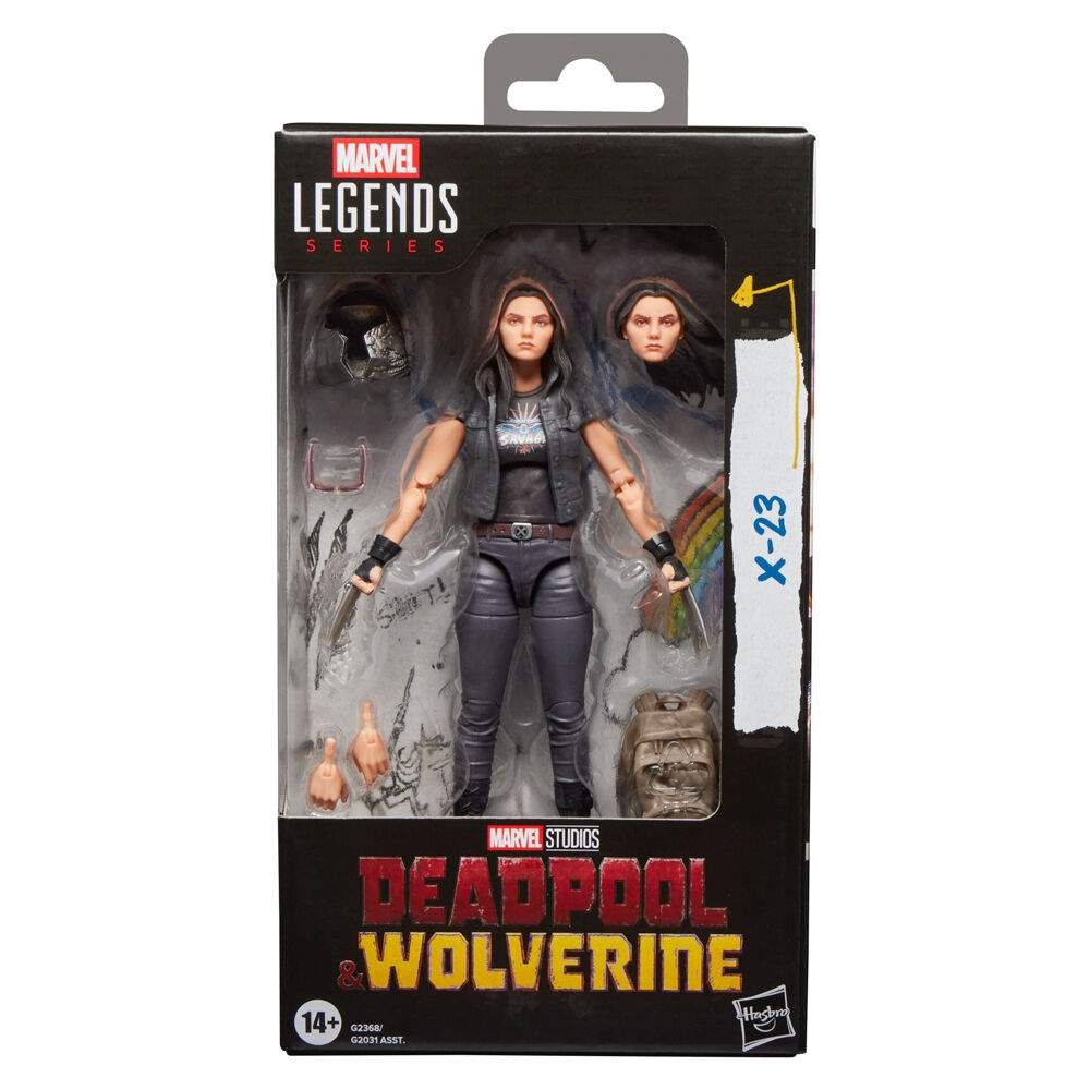 Marvel Legends -sarjan Deadpool & Wolverine X-23 -figuuri 15 cm
