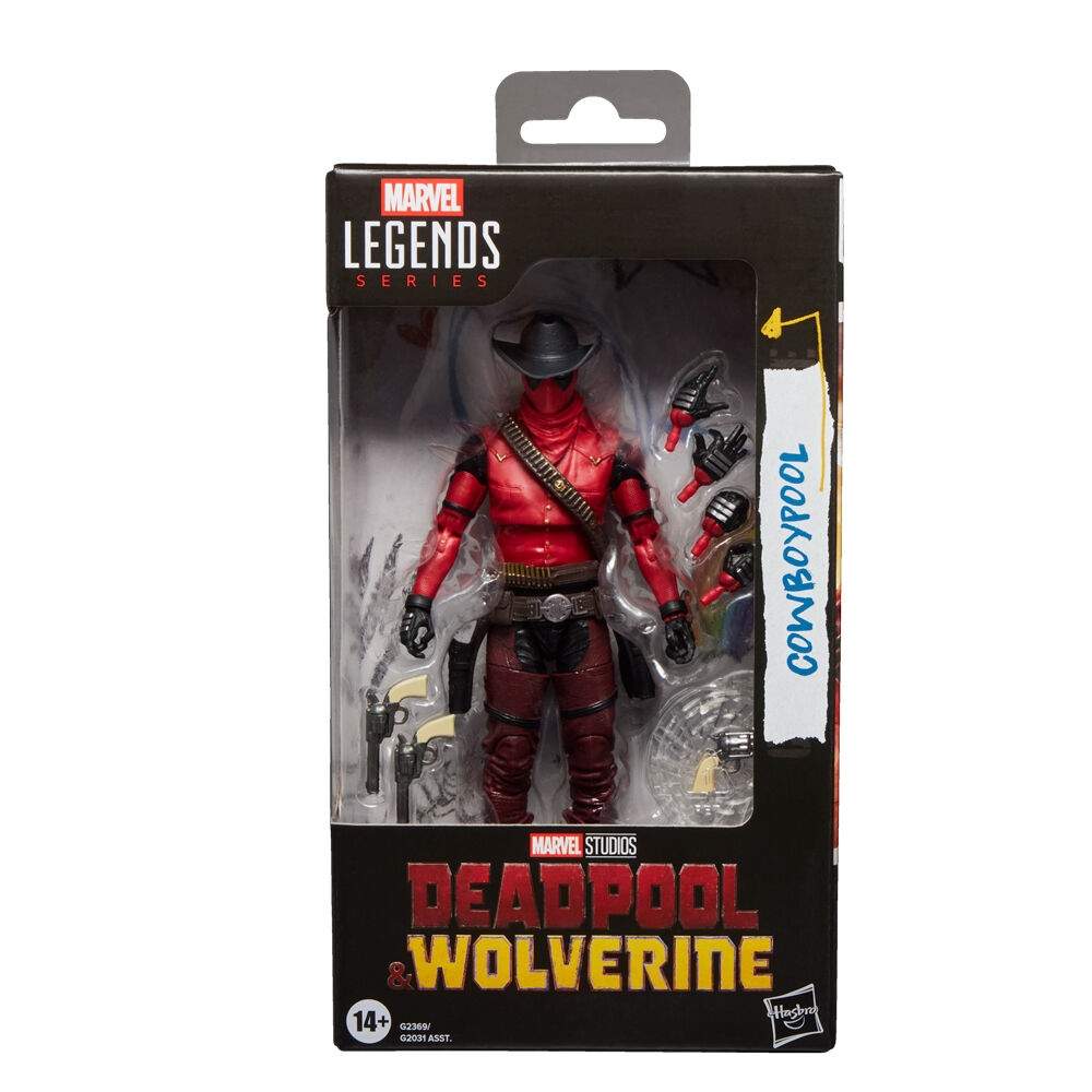 Marvel Legends -sarjan Deadpool ja Wolverine Cowboypool -figuuri 15 cm