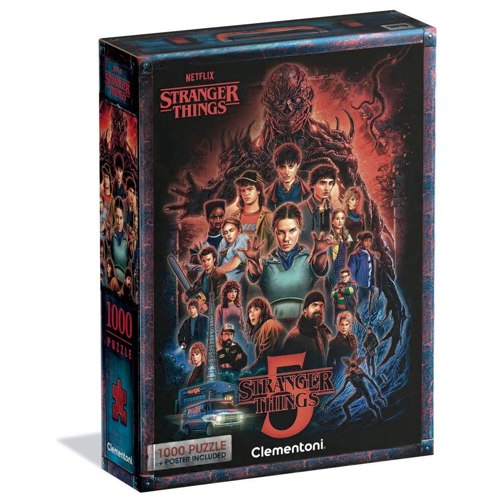Stranger Things 5 ​​puslespil 1000 brikker