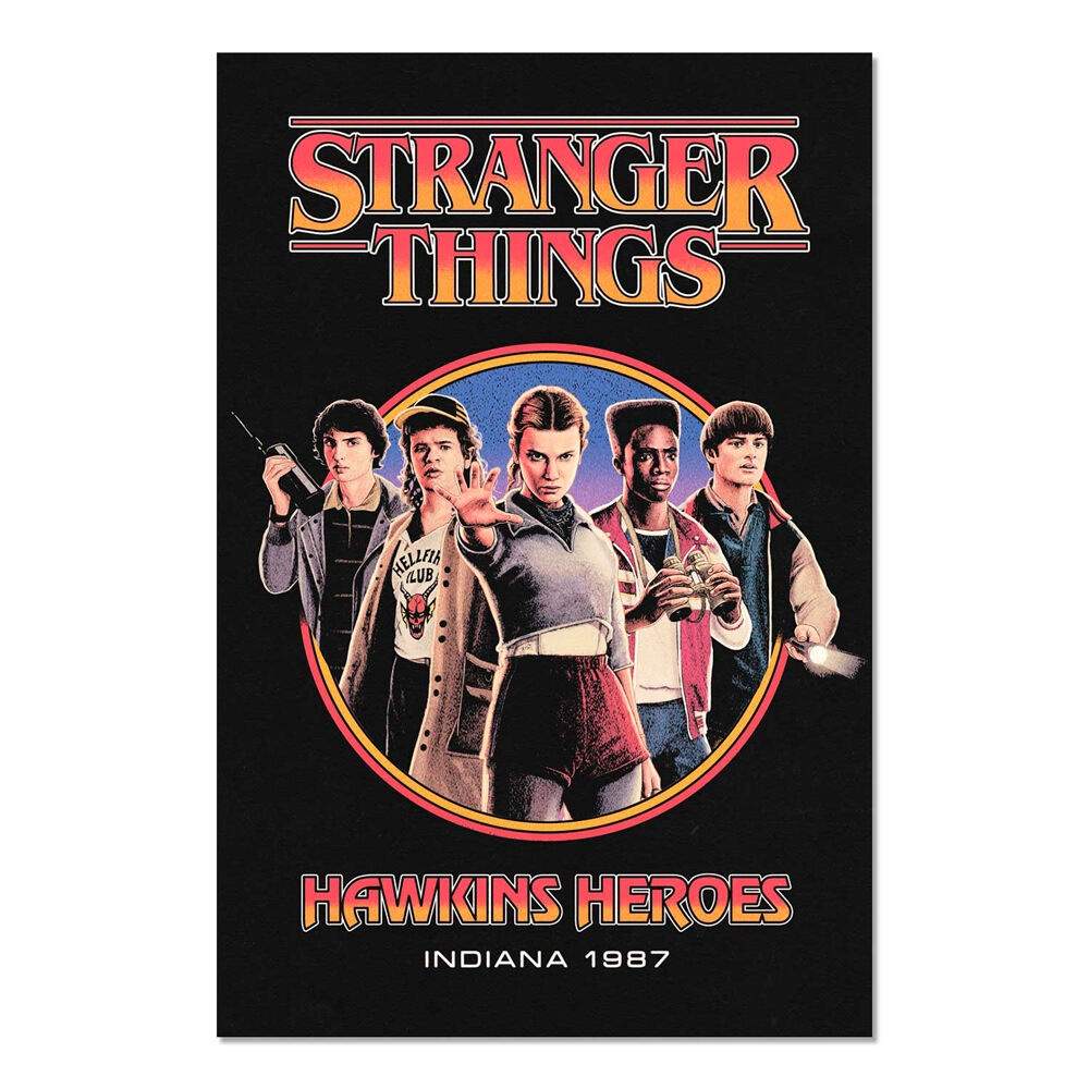 Stranger Things Hawkins Heroes -juliste
