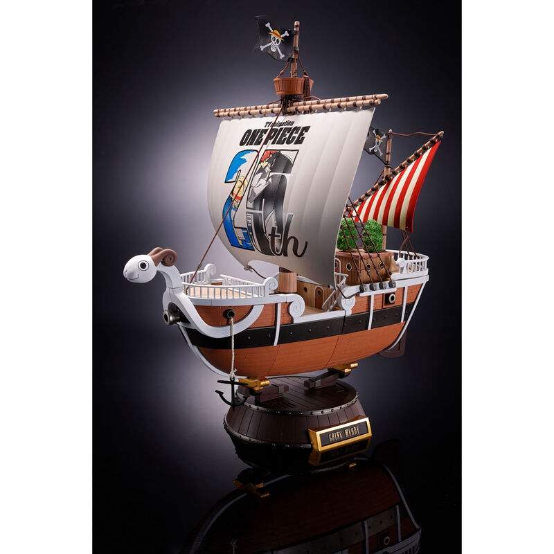 One Piece Going Merry 25-års mindesmærke Chogokin replika 28 cm
