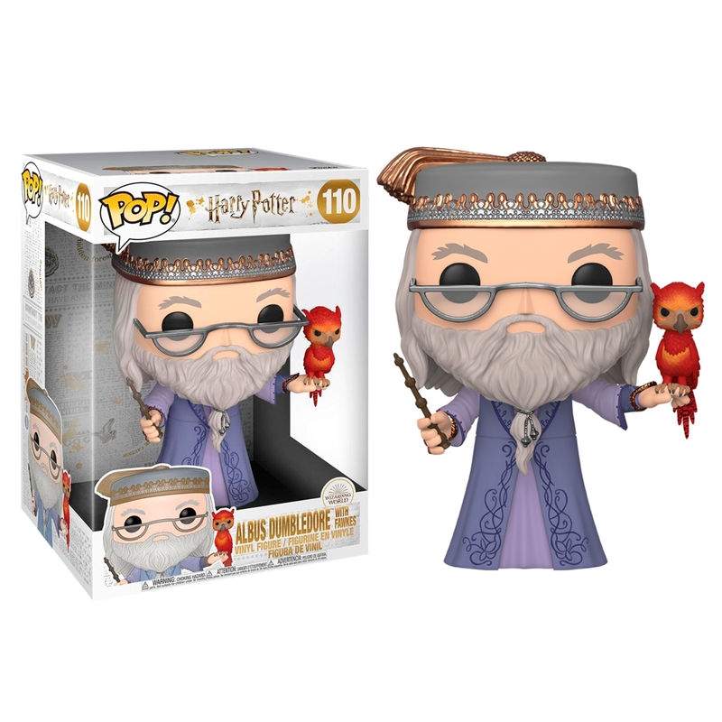POP-figur Harry Potter Albus Dumbledore med Fawkes 25 cm