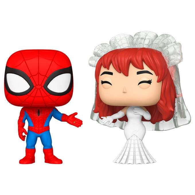 POP-paket med 2 figurer Marvel Spider-Man och MJ | Hem & Hobby | Pryloteket