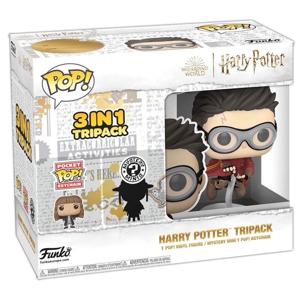 Harry Potter Funko Tripack POP + Mystery Mini + Avaimenperä
