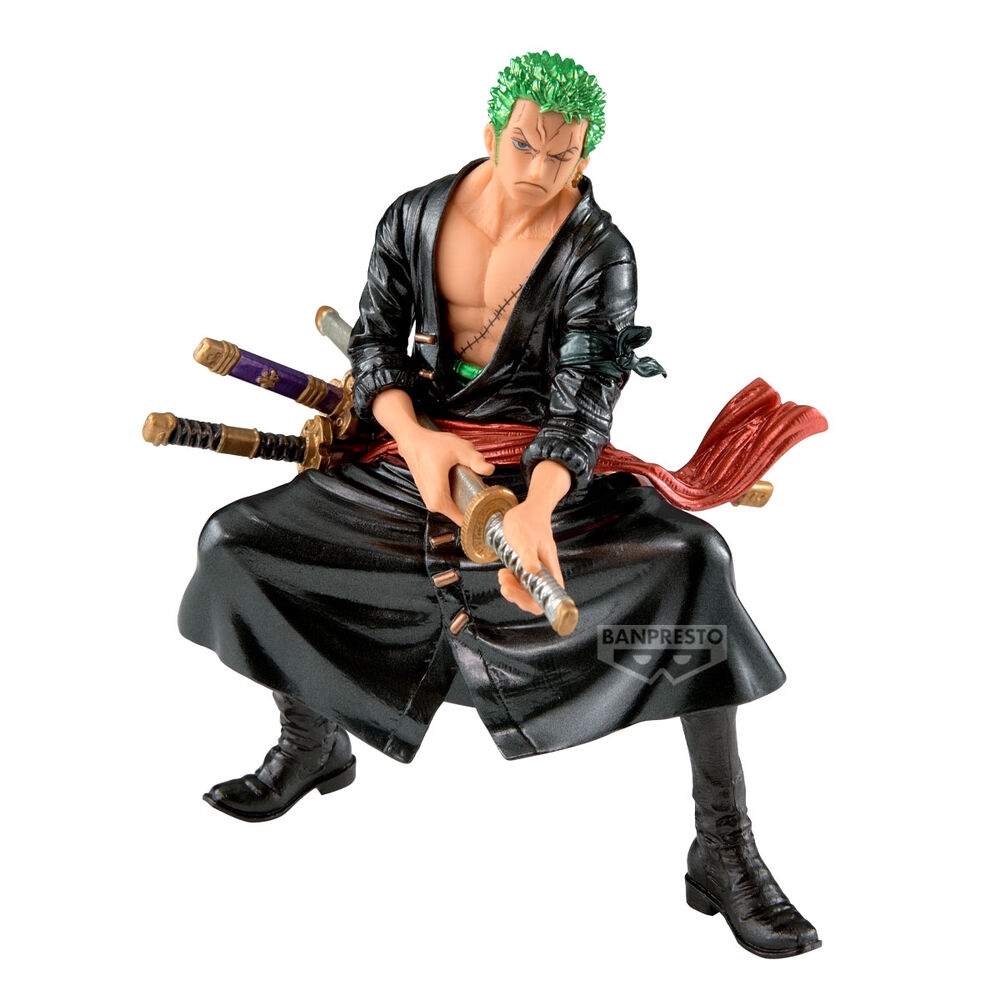 One Piece Roronoa Zoro Konstnärskungens figur 18 cm | Hem & Hobby | Pryloteket