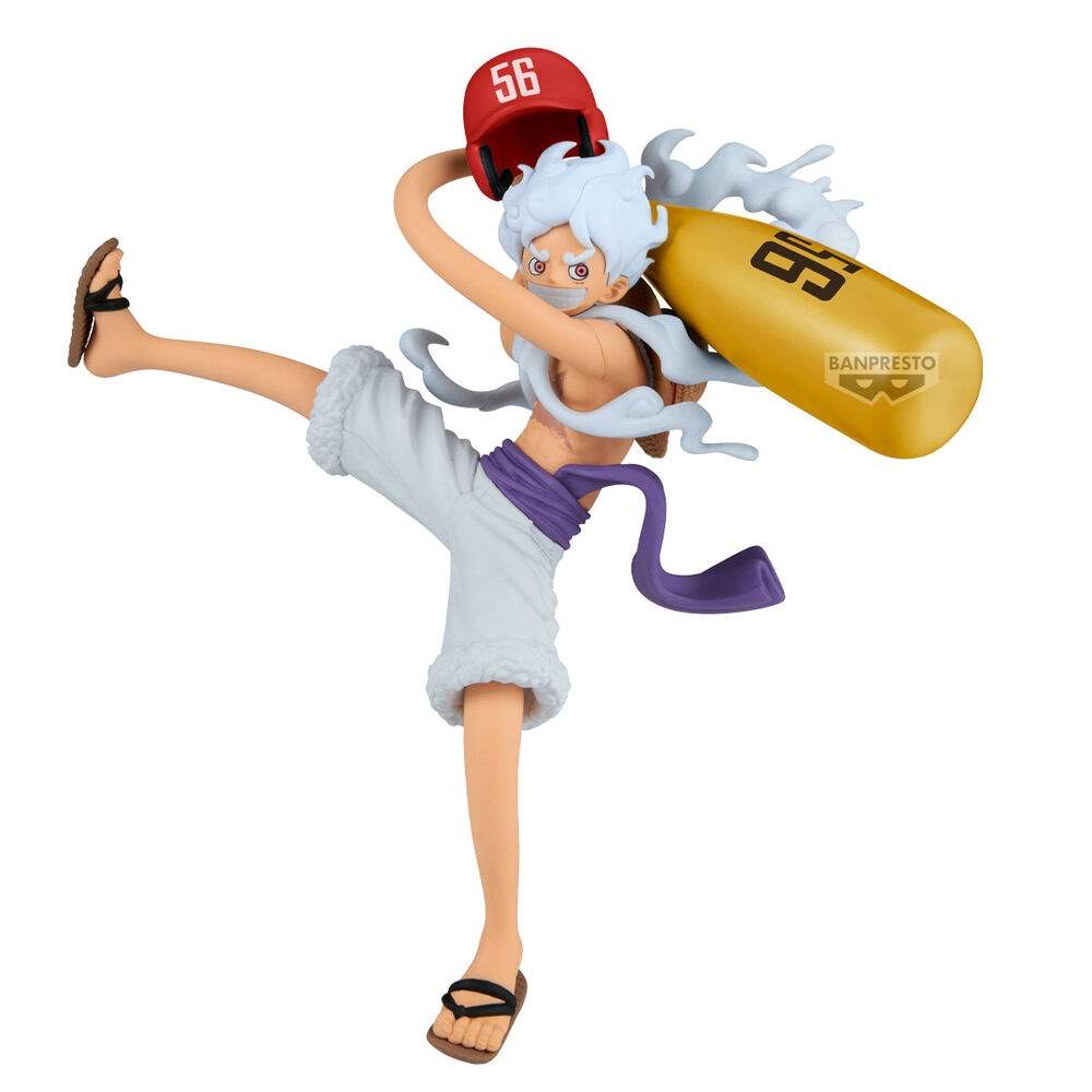 One Piece Monkey D. Luffy Gear 5 Battle Record figur 17 cm