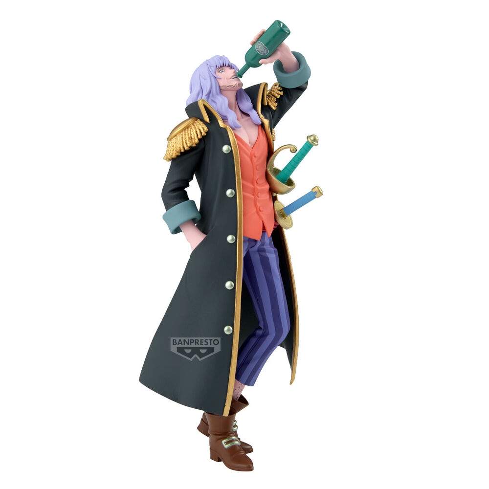 One Piece Battle Record Collection Kaptajn John figur 21 cm