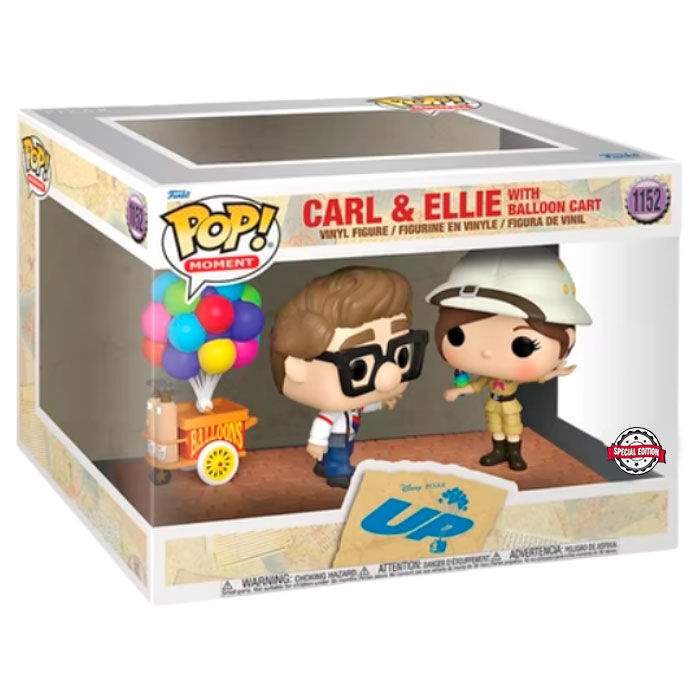 POP-figur Disney Pixar Upp Carl & Ellie med ballongvagn Exklusiv | Hem & Hobby | Pryloteket