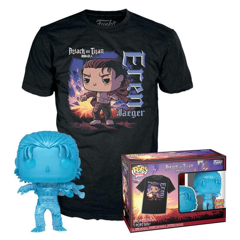 Figur POP & Tee Attack on Titan Eren Exklusiv | Hem & Hobby | Pryloteket