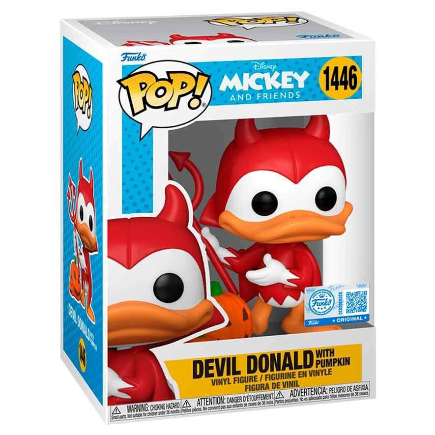 POP-figur Disney Mickey og venner Djævelen Anders med græskar eksklusivt
