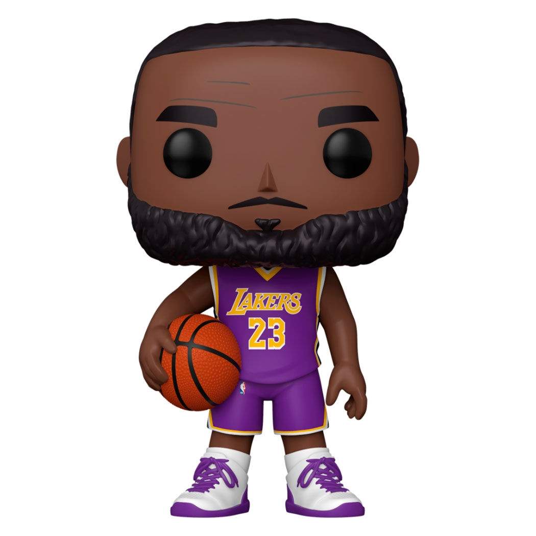 POP-figur NBA Lakers LeBron James Lilla Trøje 25 cm
