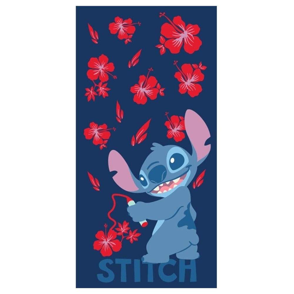 Disney Stitch -puuvillainen rantapyyhe