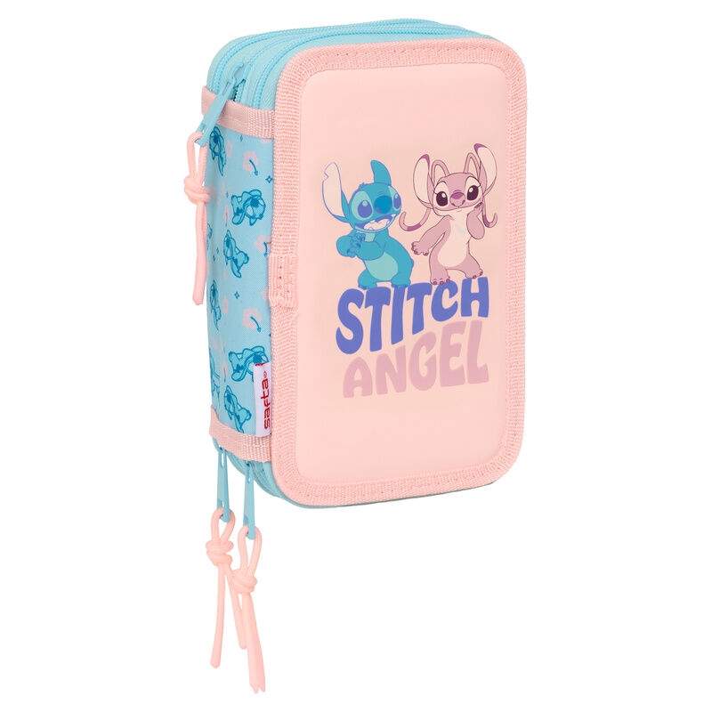 Disney Stitch Ohana trippelpennfodral 37 delar