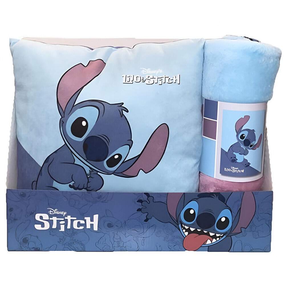 Disney Stitch -polar-peitto- ja tyynysetti