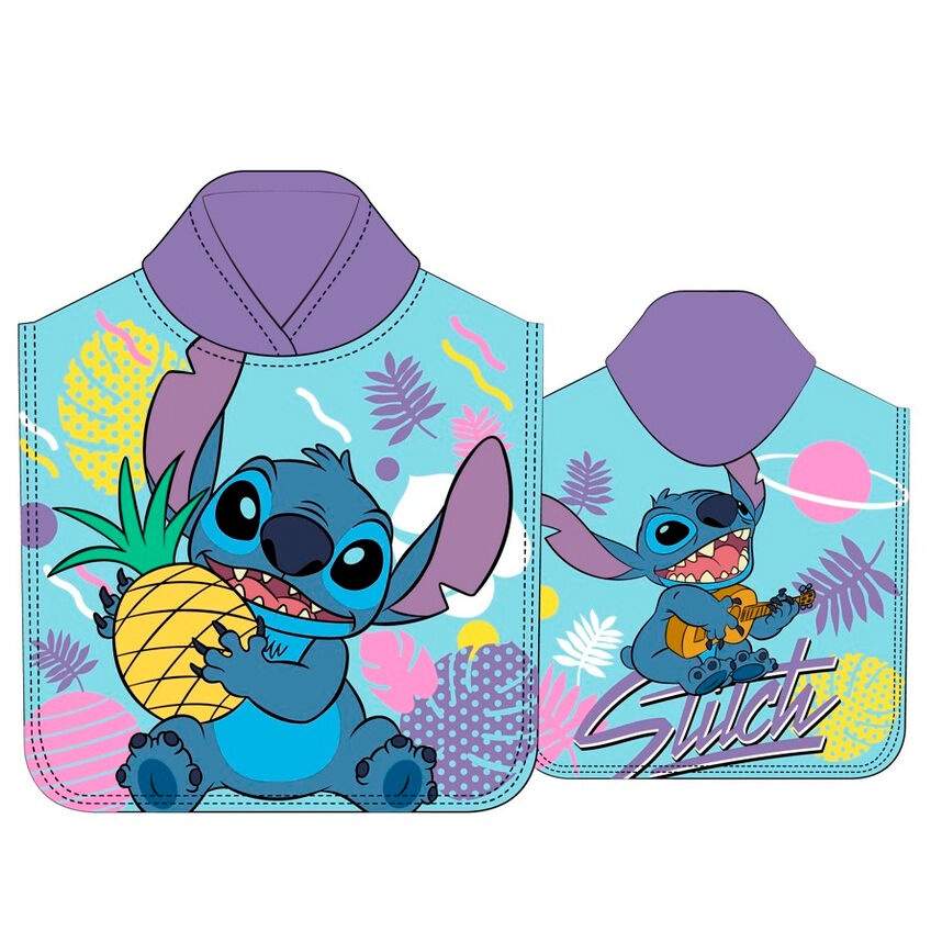 Disney Stitch -mikrokuituponchopyyhe