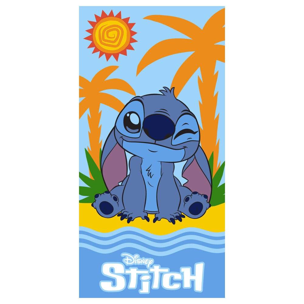 Disney Stitch -mikrokuituinen rantapyyhe