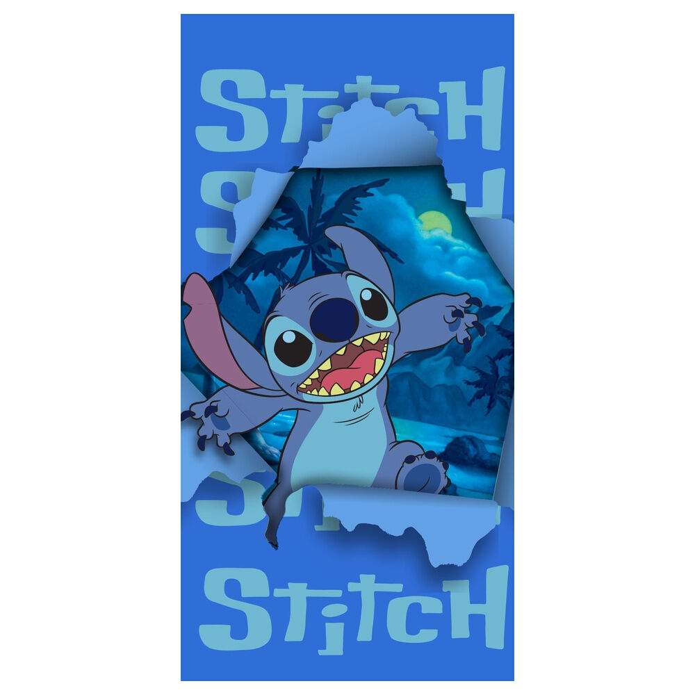 Disney Stitch -mikrokuituinen rantapyyhe