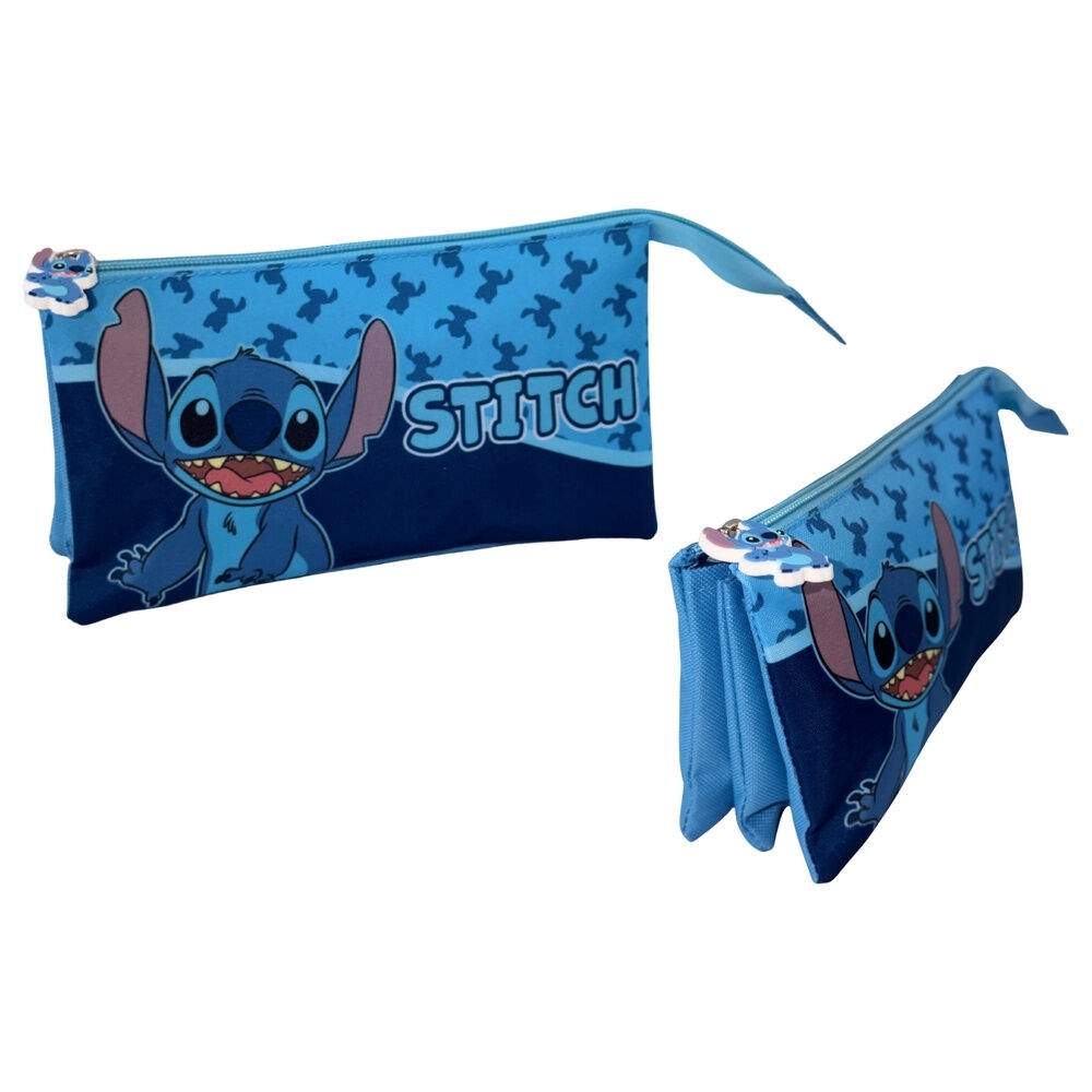 Disney Stitch Abstract trippelpennfodral | Hem & Hobby | Pryloteket