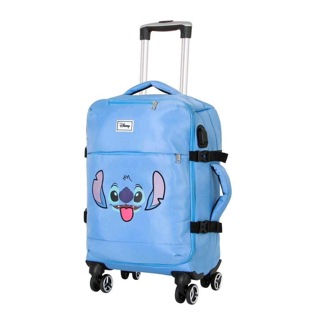 Disney Stitch Face trolleyväska 55 cm | Hem & Hobby | Pryloteket