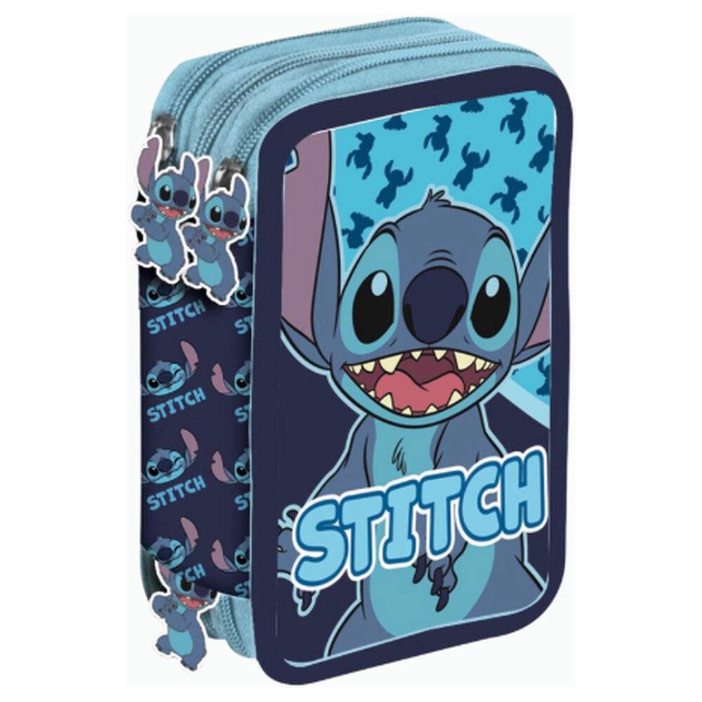 Disney Stitch Abstract trippelpennfodral