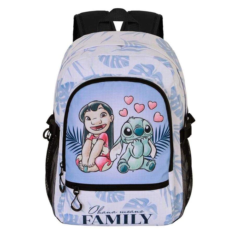 Disney Stitch Couple -reppu, mukautuva, 44 cm