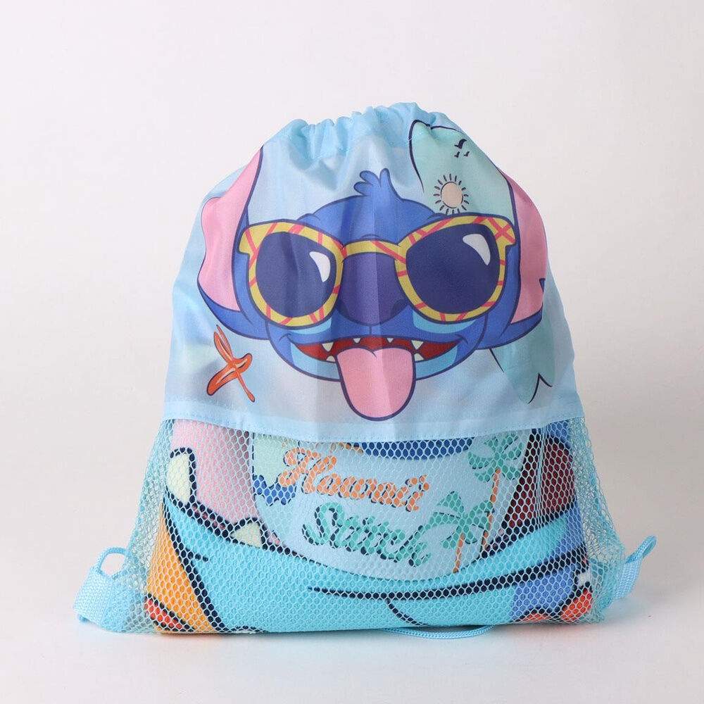 Disney Stitch håndklæde + taske + hue sæt