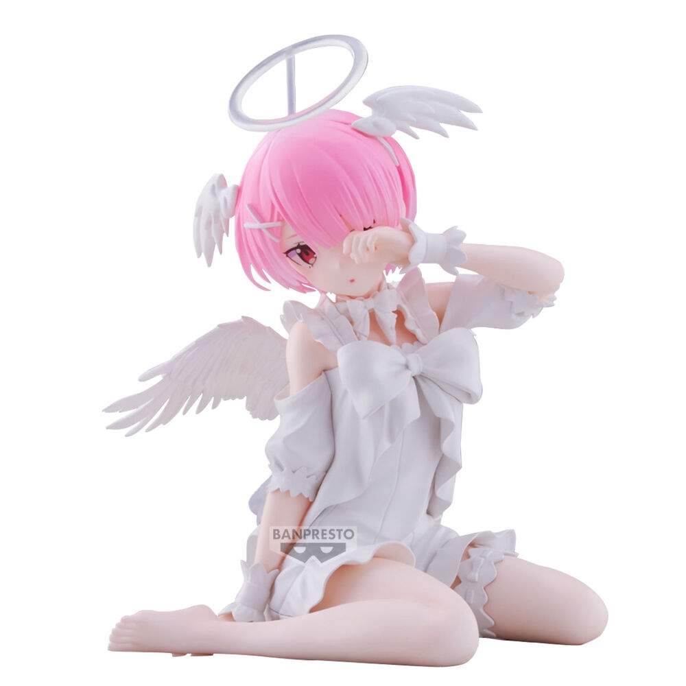 Re:Zero Startar livet i en annan värld Relax Time Ram Söt ängelfigur 13 cm | Hem & Hobby | Pryloteket