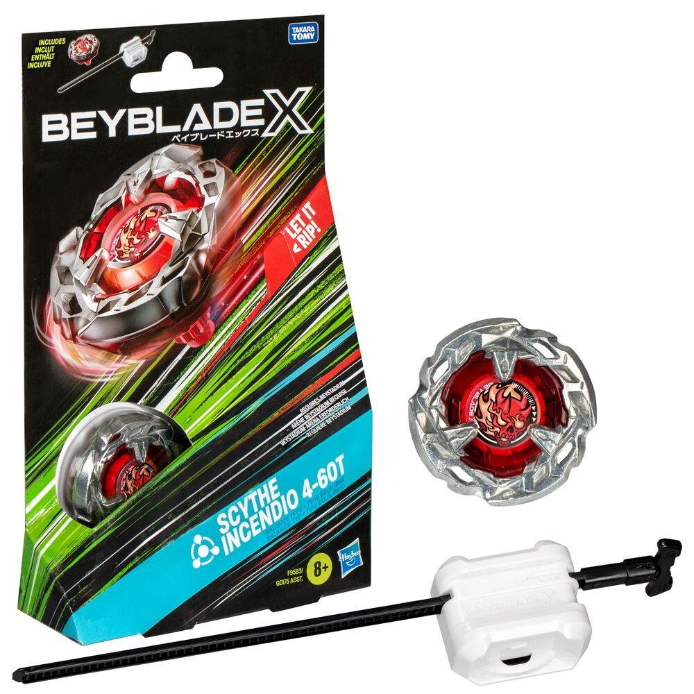 BeybladeX Scythe Incendio 4-60T spel | Hem & Hobby | Pryloteket