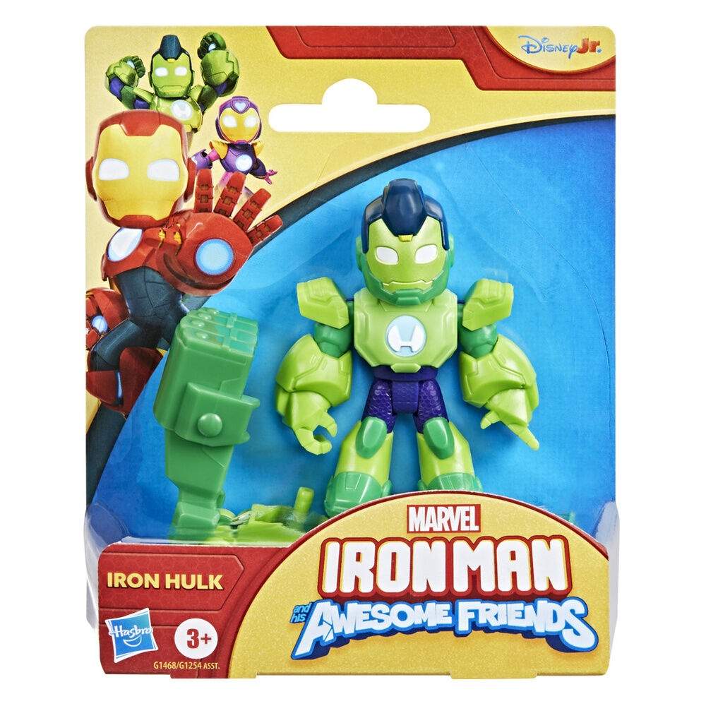 Marvel Iron Man og hans fantastiske venner Iron Hulk figur 7 cm