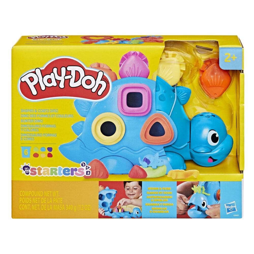 Play-Doh-muovin muodot ja värit Dino