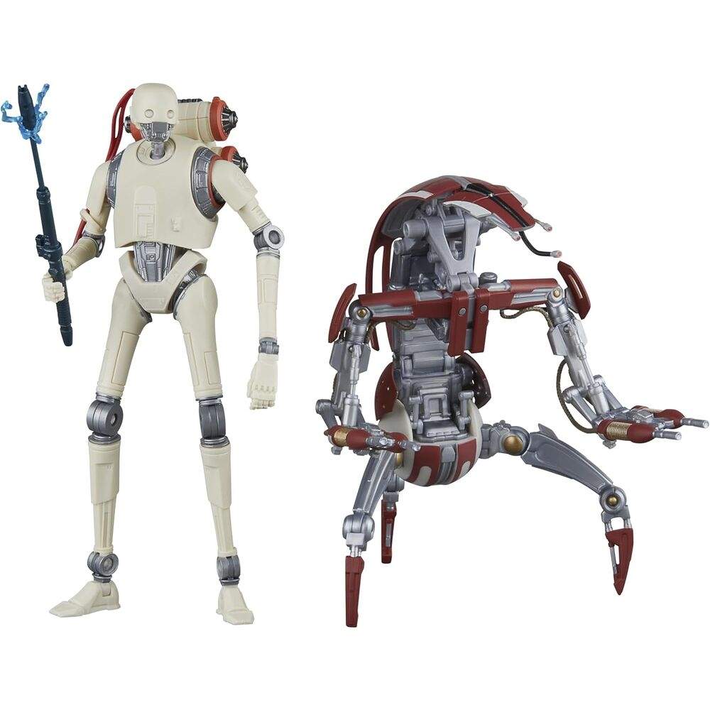 Star Wars Jedi Survivor KX Security Droid Enforcer & Droideka -pakkaus, 2 hahmoa, 15 cm