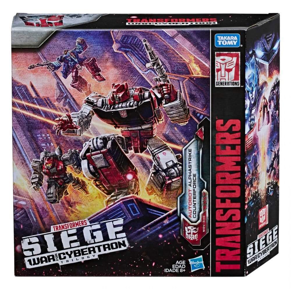 Transformers War For Cybertron Alphastrike Counterforce figur 13 cm