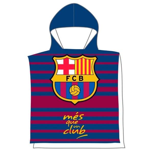 FC Barcelona mikrofiber poncho håndklæde