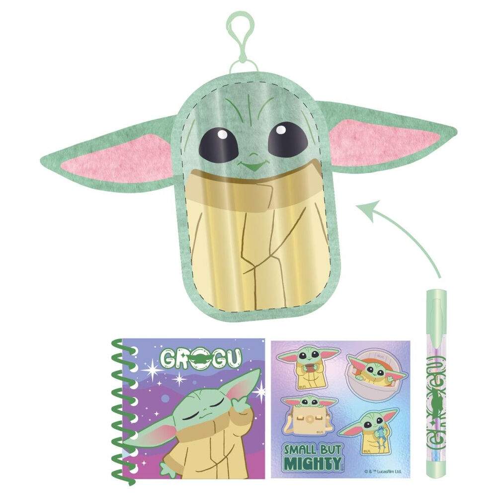 Star Wars The Mandalorian Grogu papirvarer sæt