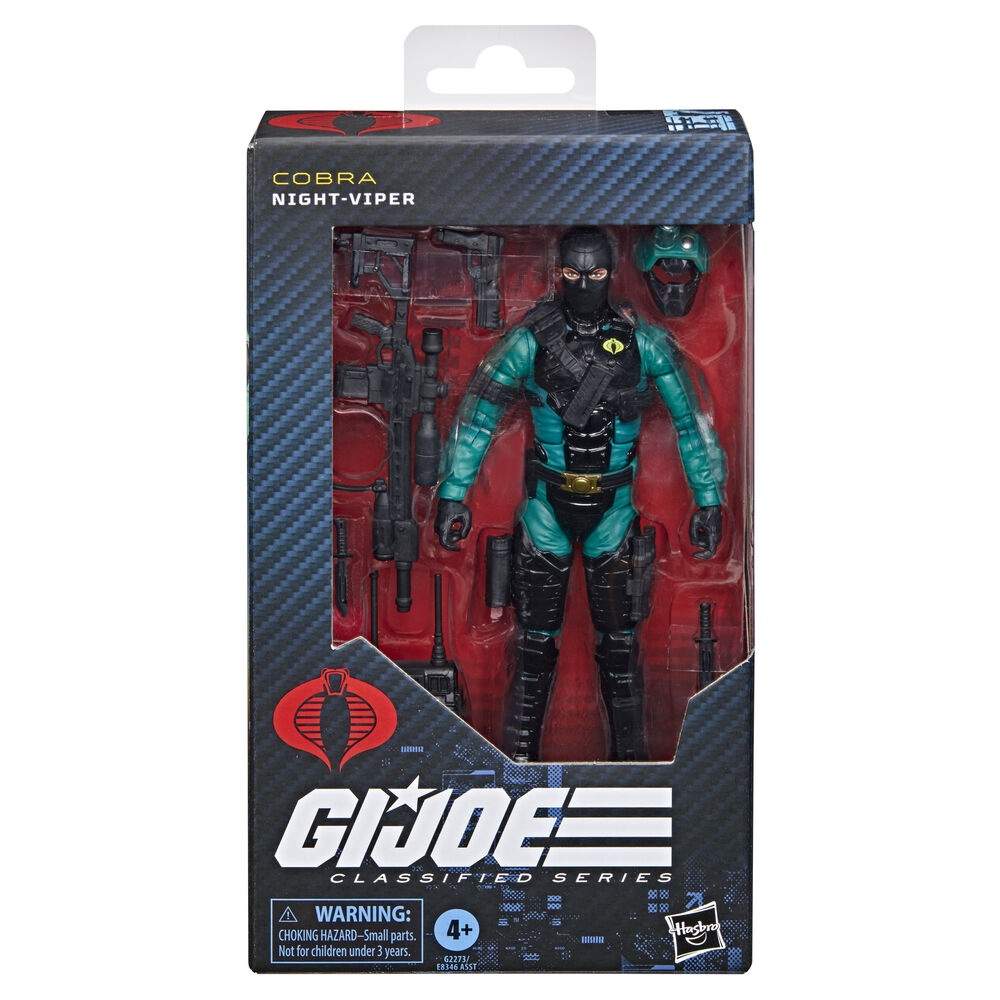 G.I. Joe Classified Series Cobra Night-Viper figur 15 cm