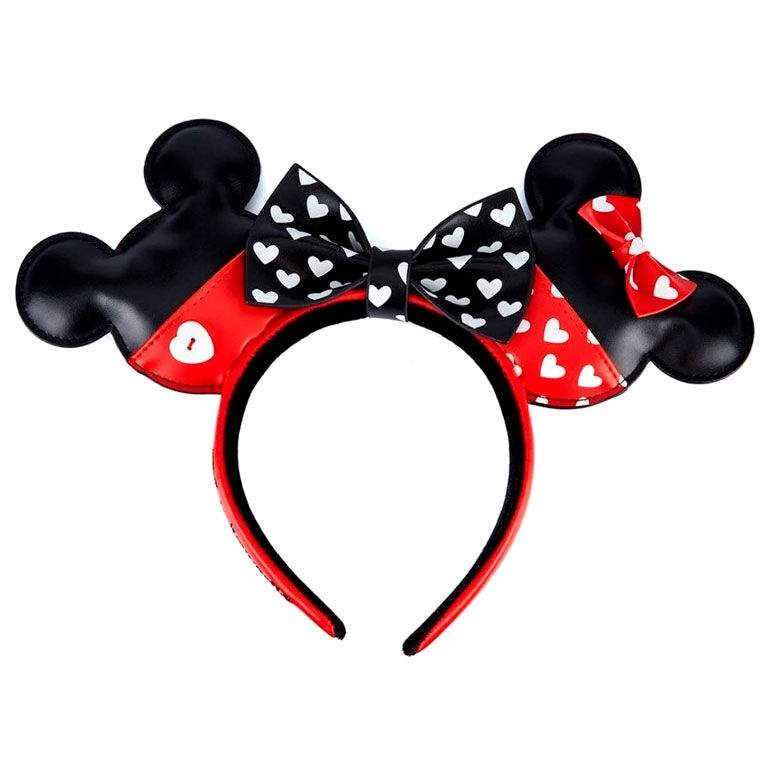 Loungefly Disney Mickey og Minnie Valentinsdag pandebånd