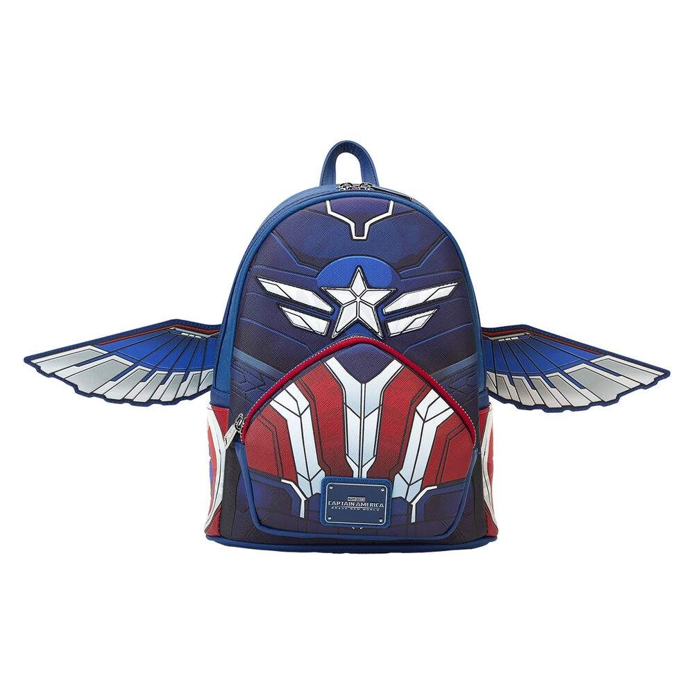 Loungefly Marvel Captain America Fagre Nye Verden rygsæk 26cm