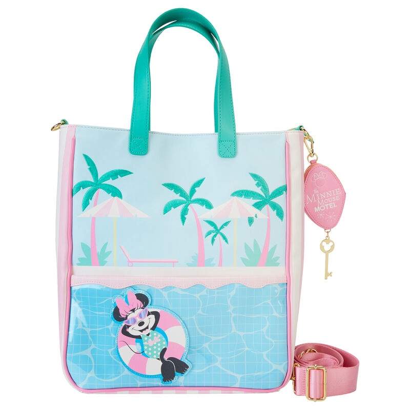 Loungefly Disney Minnie Vacation Style tote-taske + møntpung