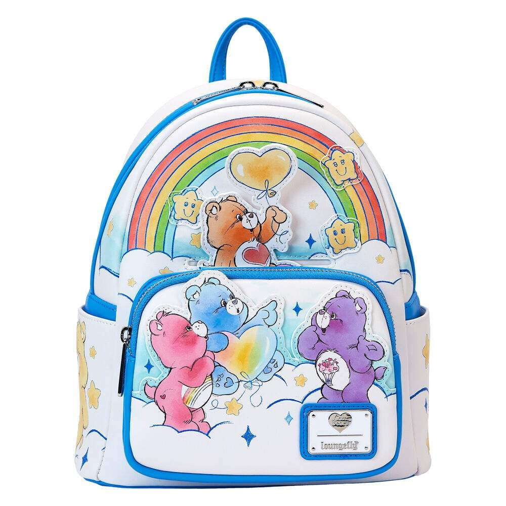 Loungefly Care Bears -sateenkaarireppu 26 cm