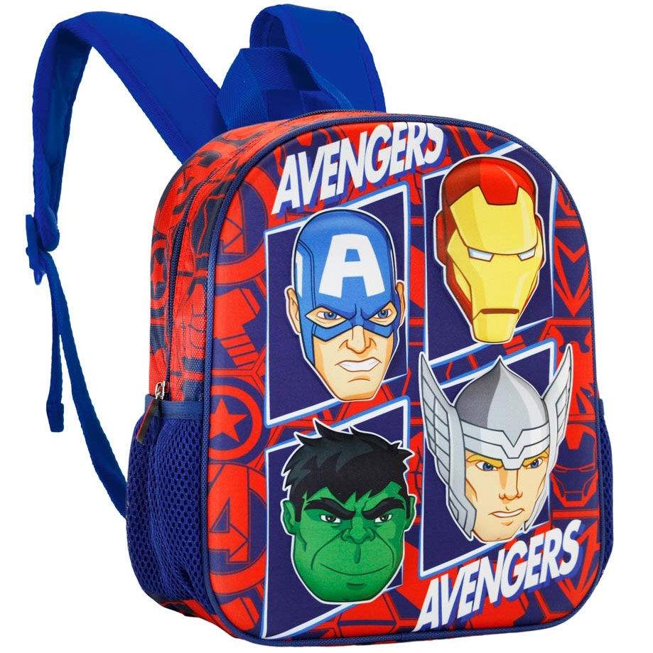 Marvel Avengers Neljä 3D-reppu 31cm