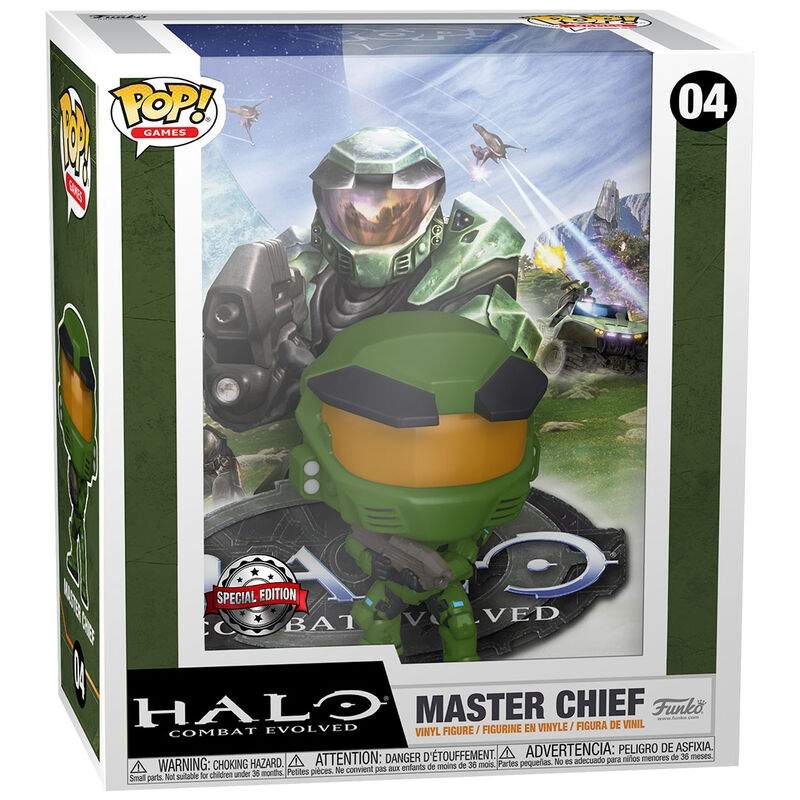 POP-figur Halo Master Chief Exklusiv | Hem & Hobby | Pryloteket