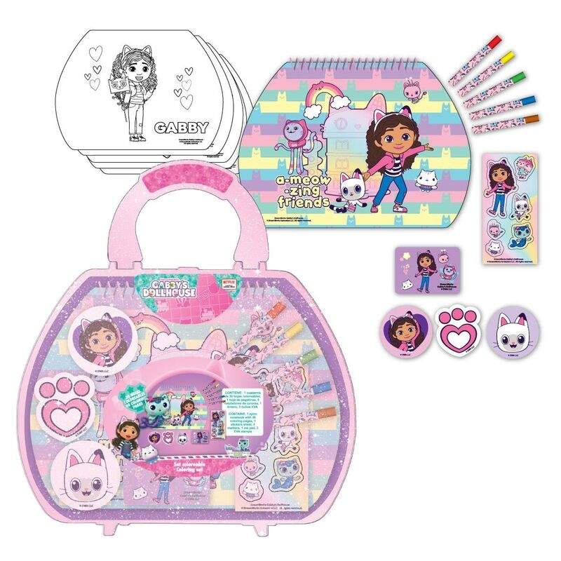 Gabbyn nukkekodin värityskirjakotelo