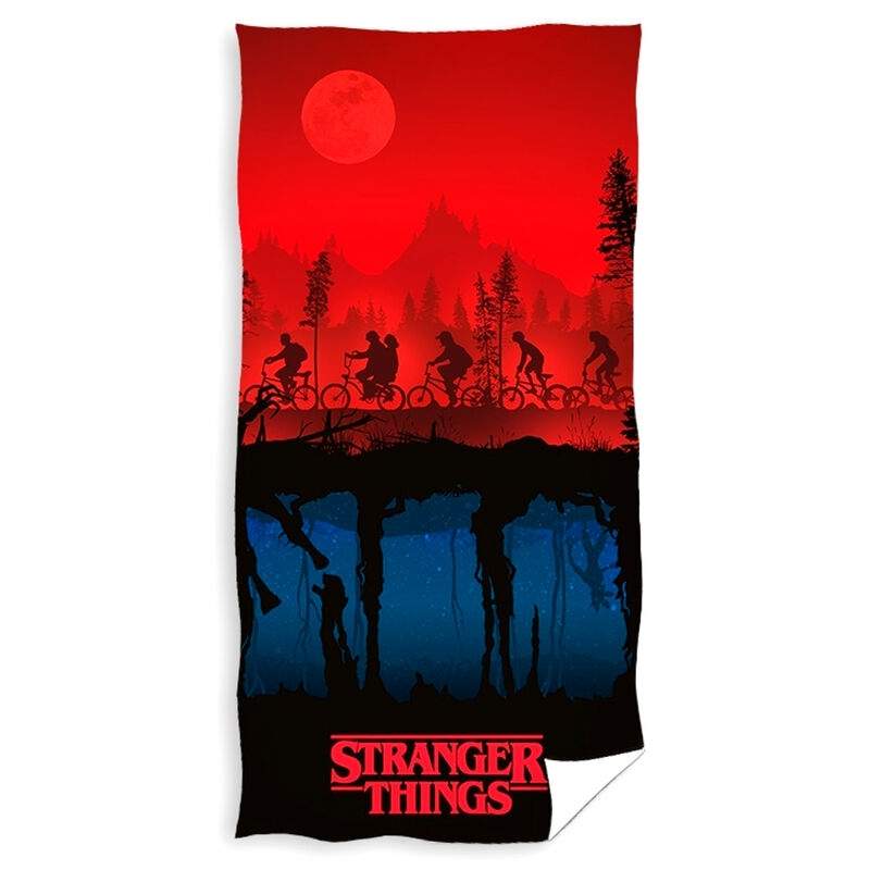 Stranger Things -mikrokuituinen rantapyyhe