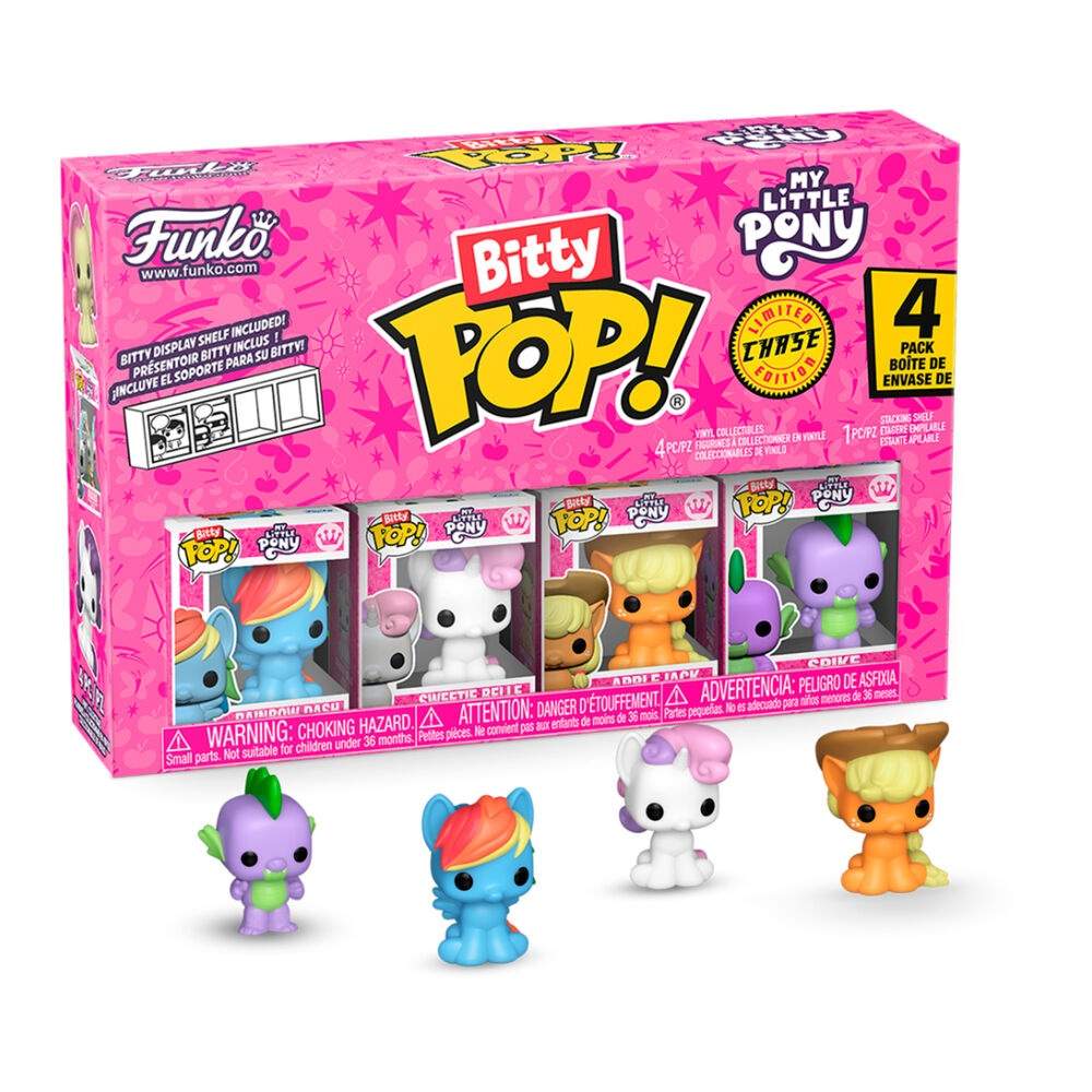 Blister 4 figurer Bitty POP My Little Pony Rainbow Dash | Hem & Hobby | Pryloteket