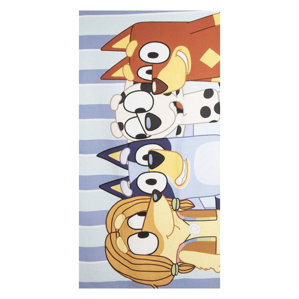 Sininen mikrokuituinen rantapyyhe