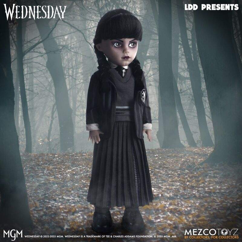 Living Dolls Wednesday Uniform dukke 25,5 cm