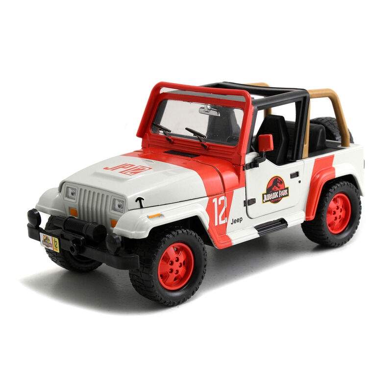 Jurassic Park Jeep Wrangler bil 1/24