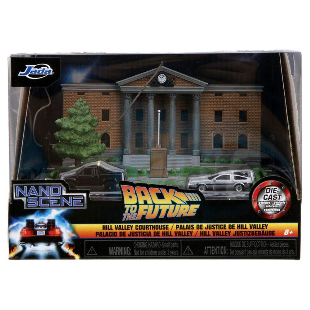 Tilbage til fremtiden Hill Valley Court Square diorama-replika