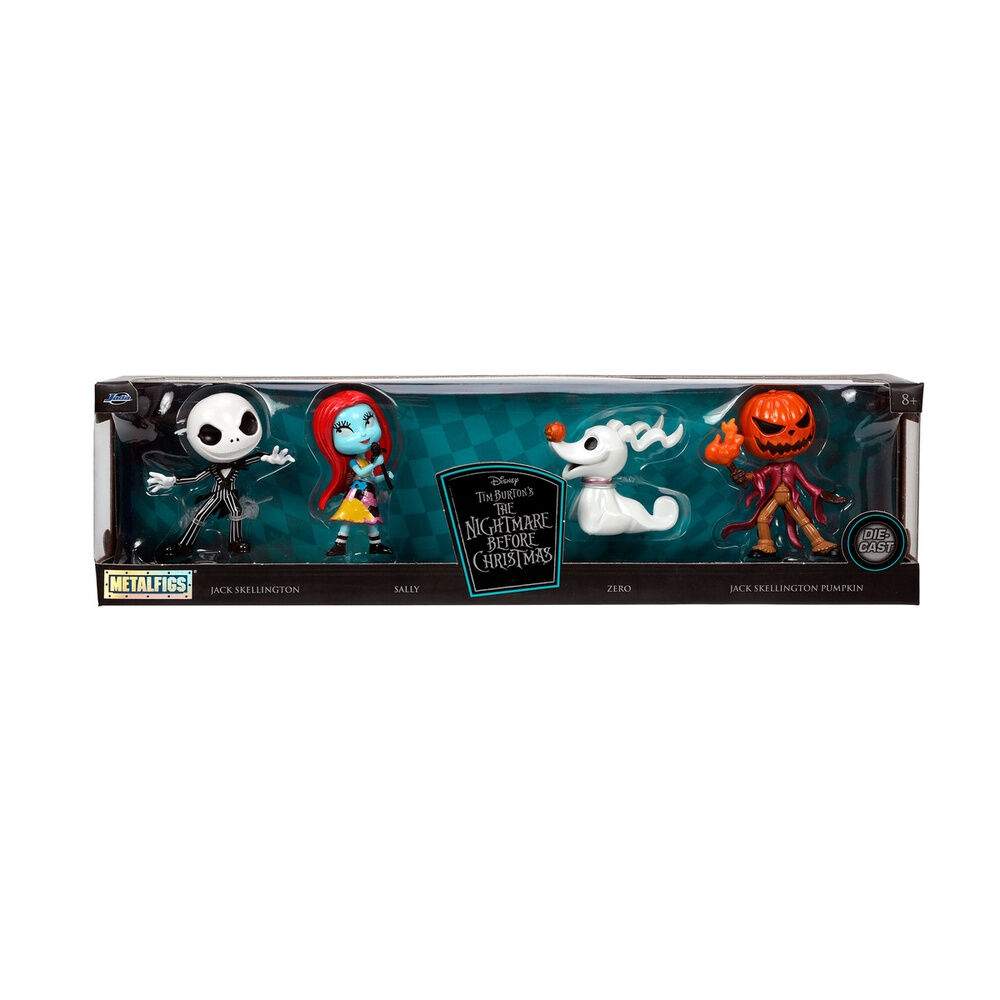 Disney Nightmare Before Christmas metalfigs-paket med 4 figurer, 7 cm | Hem & Hobby | Pryloteket