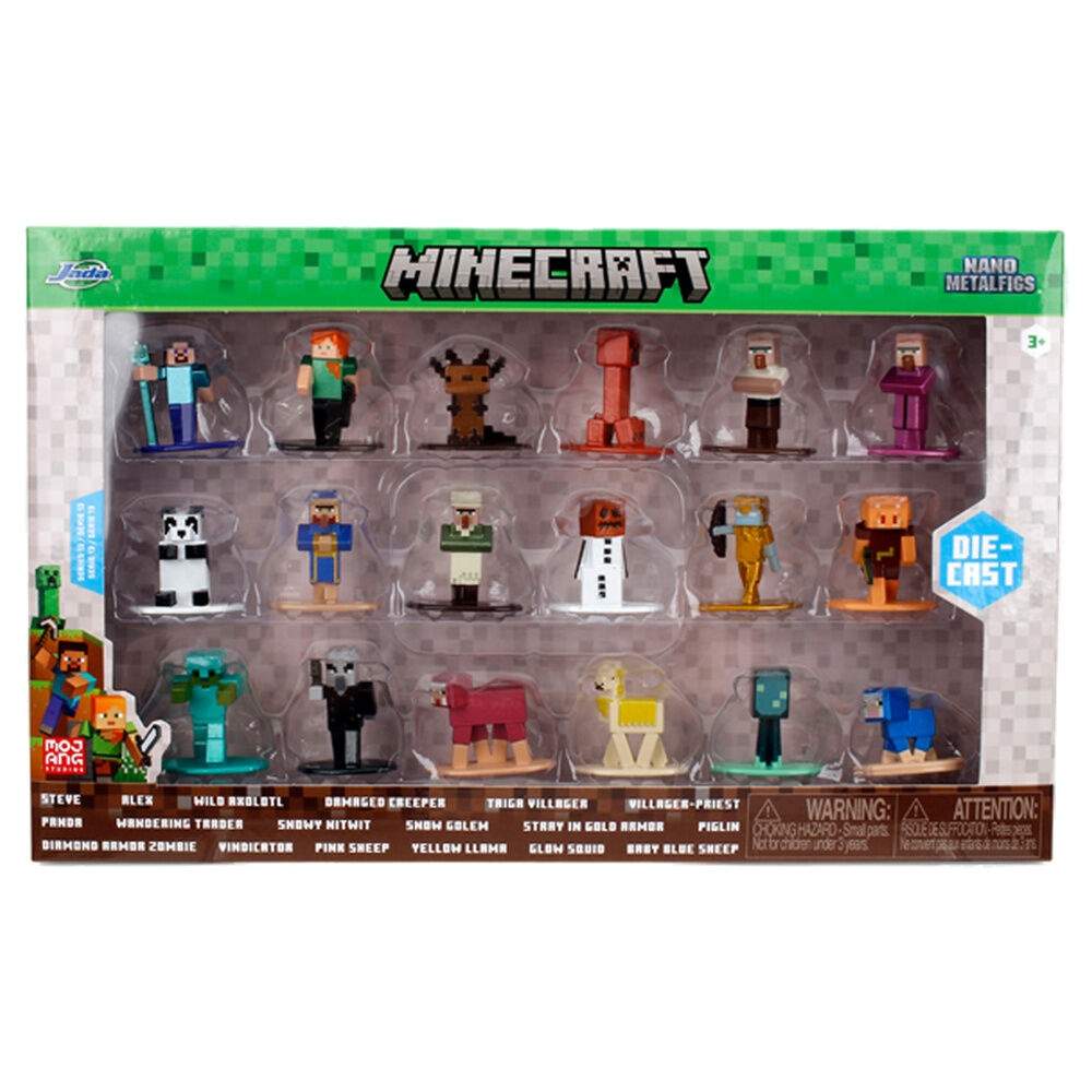 Minecraft-pakkaus 18 hahmoa 4 cm